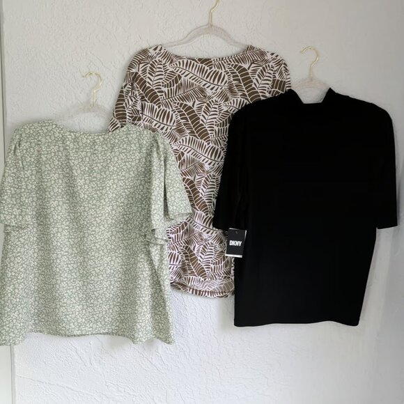 DKNY Liz Claiborne LC Lauren Conrad Blouse Bundle | Size XL - Picture 12 of 12